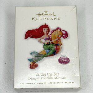 Hallmark Disney The Little Mermaid Under The Sea Seahorse Keepsake Ornament 2010
